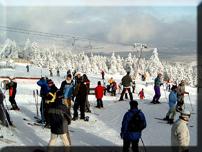 Skihang an der Himmelsleiter
